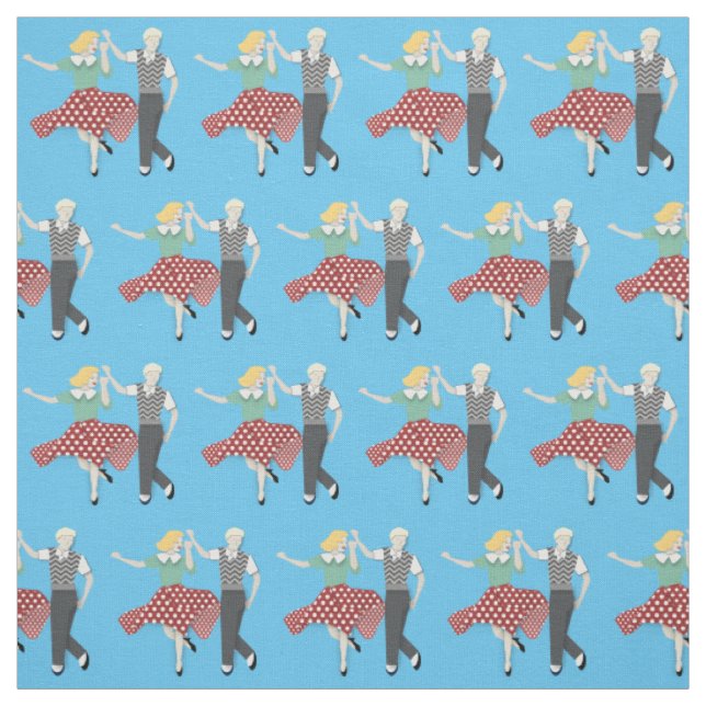 Swing-Tanz Stoff (Muster)