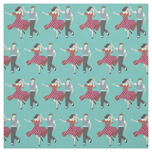 Swing-Tanz Stoff (Muster)