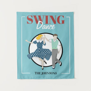 Swing-Tanz Wandteppich