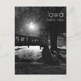 Swingbrücke in Ames Iowa Postkarte