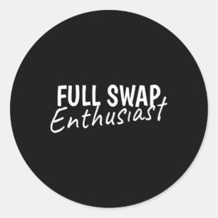 Swinger - Full-Swap-Enthusiast-Kreuzfahrtclub-Lebe Runder Aufkleber