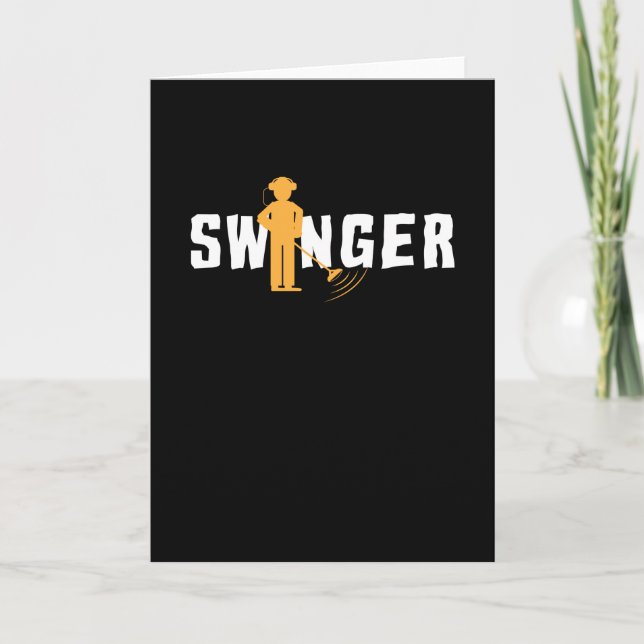 Swinger Metalldetektor Karte (Vorderseite)