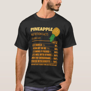 Swinger Nutrition Facts Upside Down Ananas Men T-Shirt