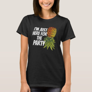 Swinger Pineappa Party Funny Bachelor Embarrassin T-Shirt