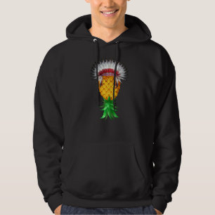 Swinger Upside Down Ananas Amerikanische Ureinwohn Hoodie