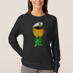 Swinger Upside Down Ananas Captain Sailor Hat S T-Shirt