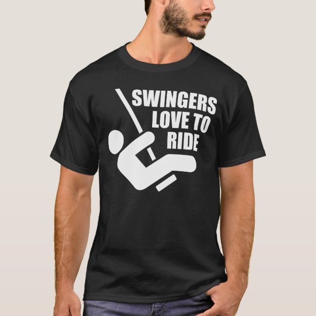 SWINGERS-LIEBE ZU REITEN T-Shirt (Vorderseite)