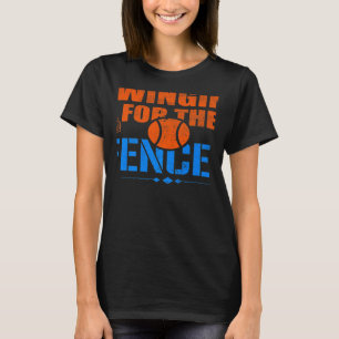 Swingfor the Fences Baseball Niedlich Meme 1 T-Shirt