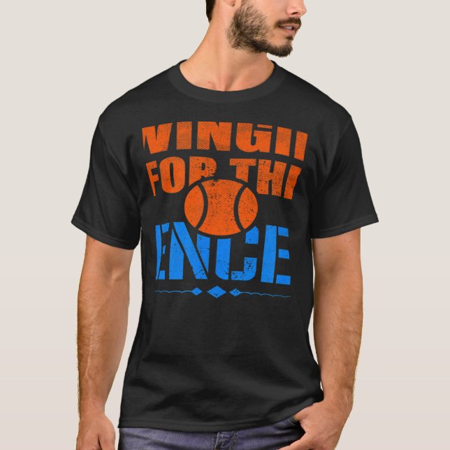 Swingfor the Fences Baseball Niedlich Meme T-Shirt (Vorderseite)