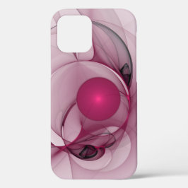 Swinging Fraktal, Moderne Abstrakte Berry Pink Art Case-Mate iPhone Hülle