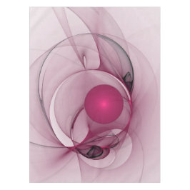 Swinging Fraktal, Moderne Abstrakte Berry Pink Art Tischdecke
