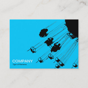Swings and Roundabouts v3 - Sky Blue Visitenkarte
