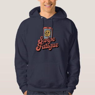 Swipe-Müdigkeit, Beziehungsstimmung mit digitalem Hoodie