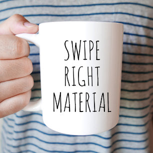 Swipe Right Boyfriend Valentine's Day-Geschenk Kaffeetasse