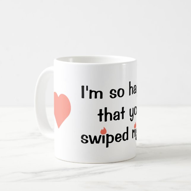 Swiped rechte Tasse (Vorderseite Links)