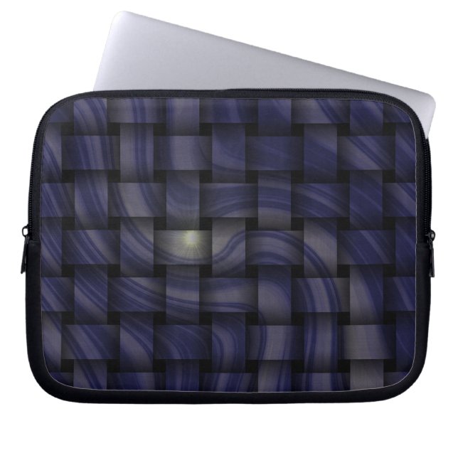 Swirbeln Night Sky Laptopschutzhülle (Vorderseite)