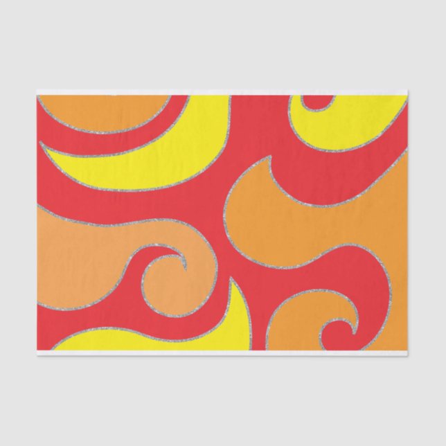 Swirl-Design Seidenpapier (Vorderseite)