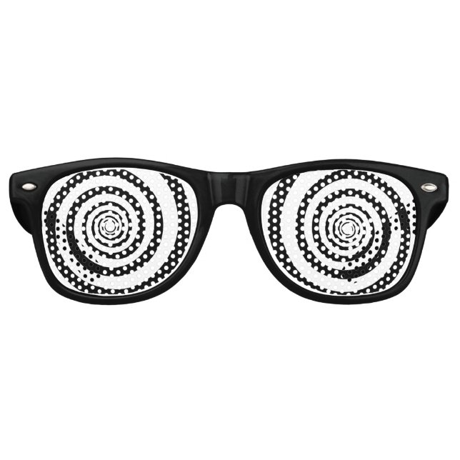 Swirl Eyes Party Sunglasses Partybrille (Vorderseite)