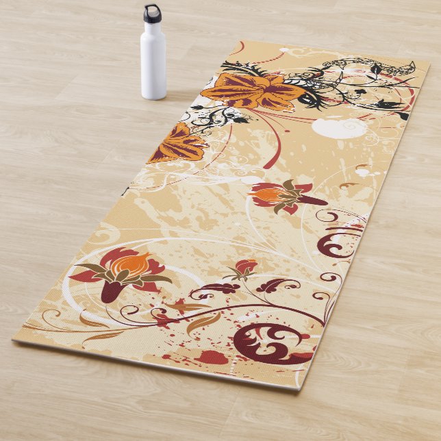 Swirl Floral Yoga Mat Yogamatte (Beispiel)