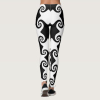 Swirl Formen keltisch wie anpassbare Leggings