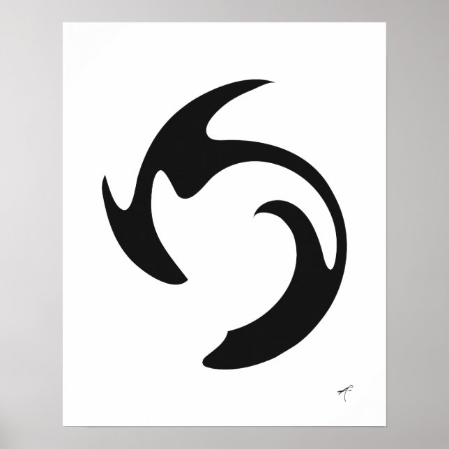 Swirl Graffiti Poster (Vorne)