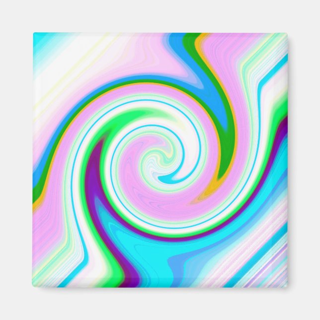 Swirl Pastel Magnet (Vorne)
