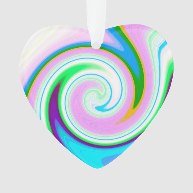 Swirl Pastel Ornament (Vorderseite)