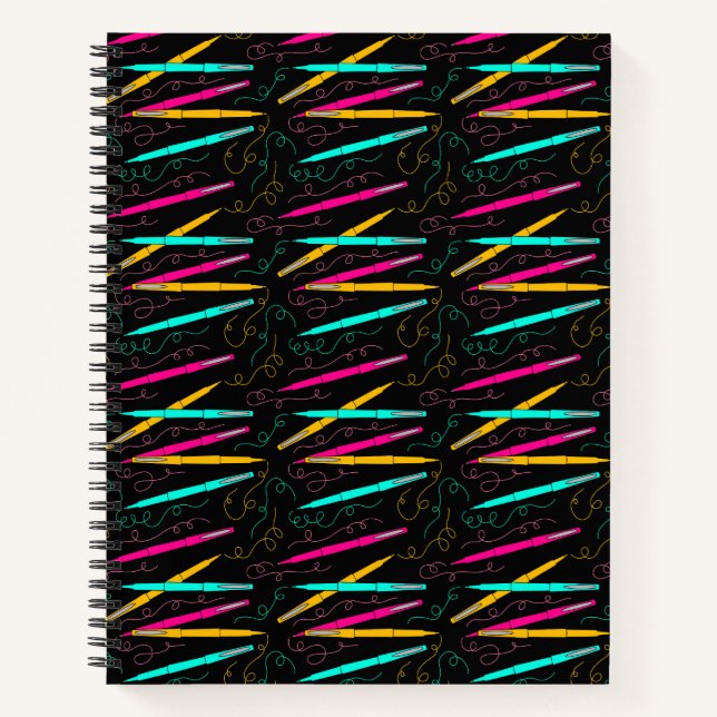 Swirl & Scribble Pen Parade Notizbuch (Vorderseite)