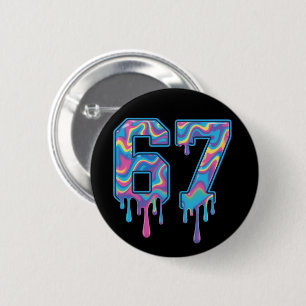 Swirl Six Seven Drip 6 7 Meme Gen Alpha Slang Button