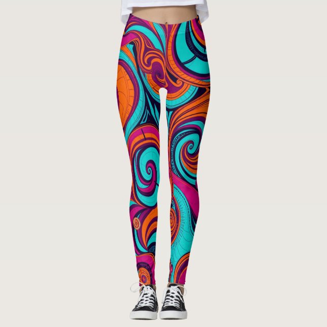 Swirl Vortex Leggings (Vorderseite)