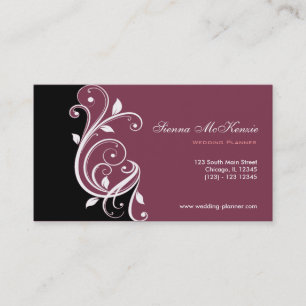 Swirl Wedding Planner Visitenkarte