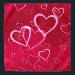 Swirled Hearts Bandana Halstuch<br><div class="desc">Das Swirled Hearts Bandana ist ideal für Ihren Kleiderschrank - ein tolles Geschenk! Erhalten Sie einen passenden für Ihr Haustier! Passen Sie auf Wunsch Ihren eigenen Text an.</div>