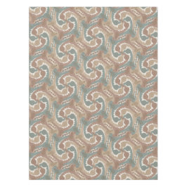 Swirling Hares Tesselation Brown Tableclout 6 Tischdecke