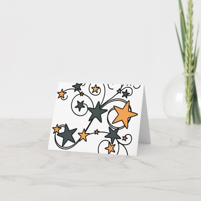 Swirly Works Halloween Karte (Vorderseite)