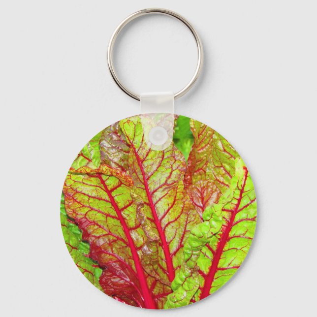 Swiss Chard Schlüsselanhänger (Vorderseite)