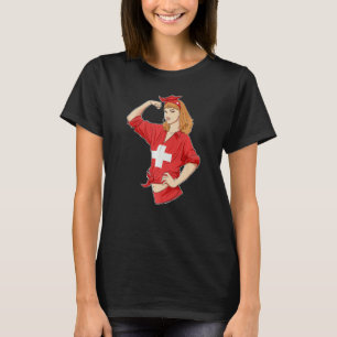 Swiss Girl Unbreakable I Swiss Heritage I Schweiz T-Shirt