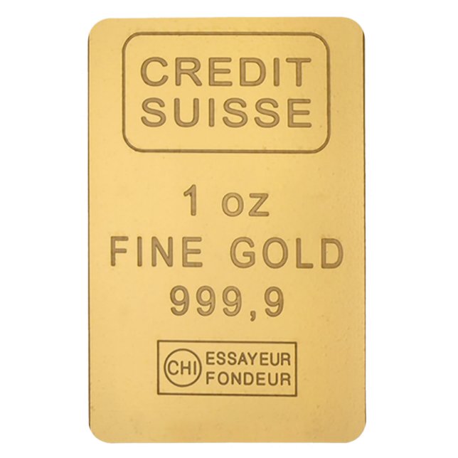 Swiss Gold Bar Magnet (Vertikal)