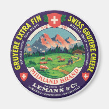 Swiss Gruyere Cheese Langnau Emmental Schweiz