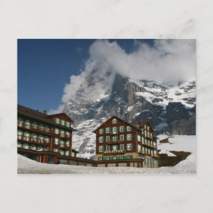 Swiss Hotels in Kleine Scheidegg Schweiz Postkarte