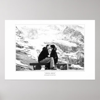 Swiss Kiss Print Poster