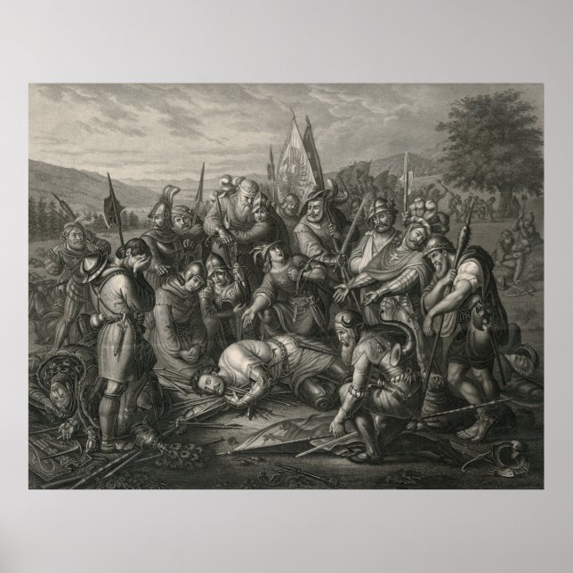 Swiss Legendary Hero Arnold von Winkelried Sempach Poster (Vorne)