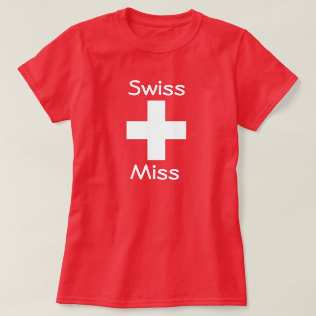 Swiss Miss T-Shirt (Design vorne)