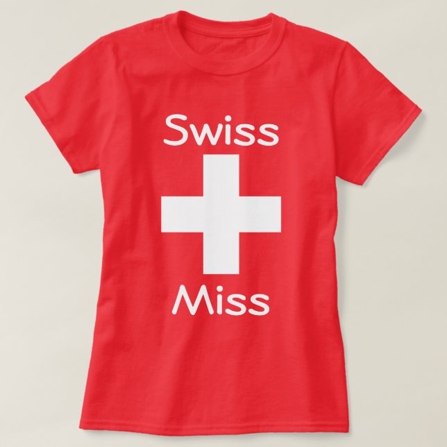 Swiss Miss T-Shirt (Design vorne)