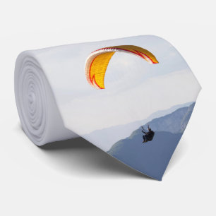 Swiss Paragliding Orange Flyer Krawatte