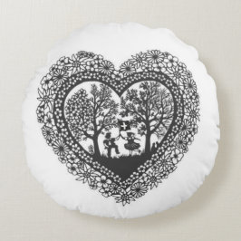 Swiss ScherenŌ Pillow Rundes Kissen