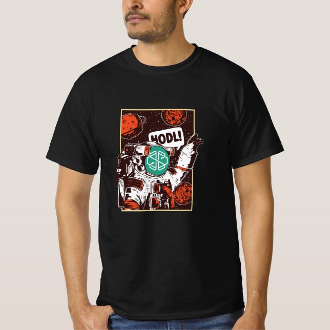 Swissborg Crypto Astronaut T-Shirt (Vorderseite)