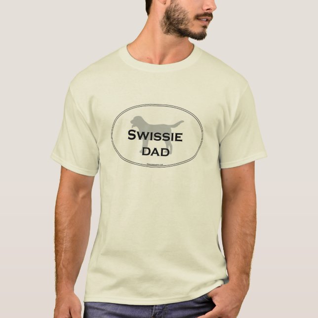 Swissie Vater T-Shirt (Vorderseite)
