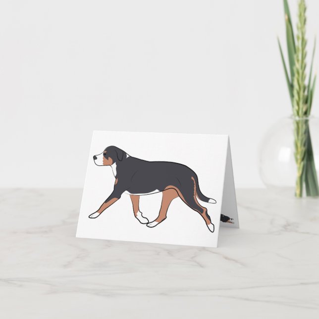 Swissy Notecard Dankeskarte (Vorderseite)