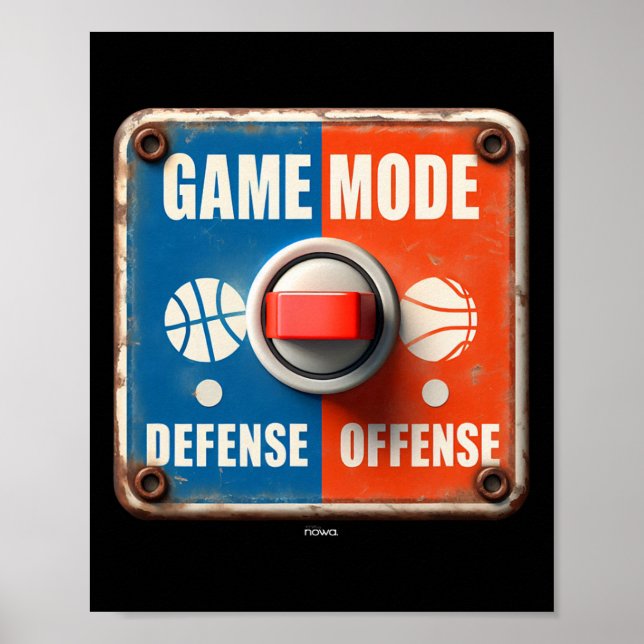 Switch Between Offense And Defense - Ller Mode Sig Poster (Vorne)