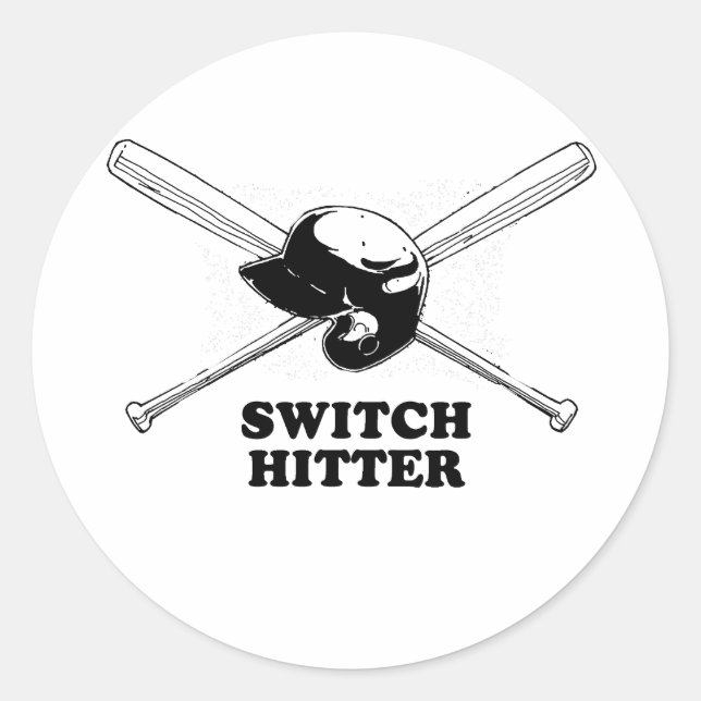 SWITCH HITTER RUNDER AUFKLEBER (Vorderseite)